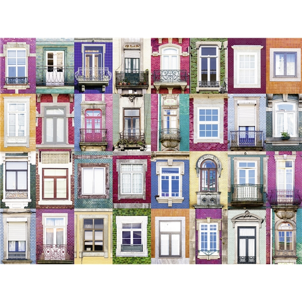 Puslespil 1500 Brikker Portugese Windows (Billede 2 af 2)