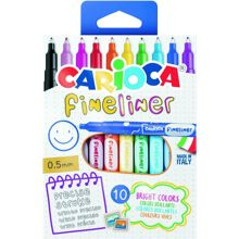 Carioca Fineliner 10-pakning