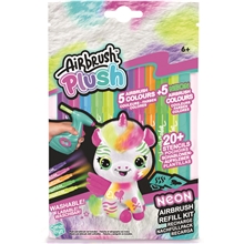 Airbrush Plush Refill Neon Kit x 10 mærker