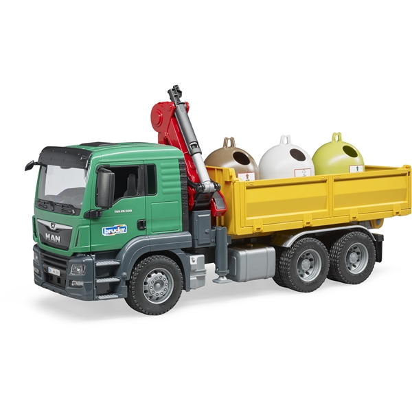 Man Tgd Lastbil med Genbrug (Billede 1 af 3)