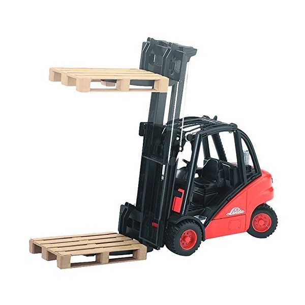 Linde Gaffeltruck H30D med 2 Paller (Billede 1 af 4)