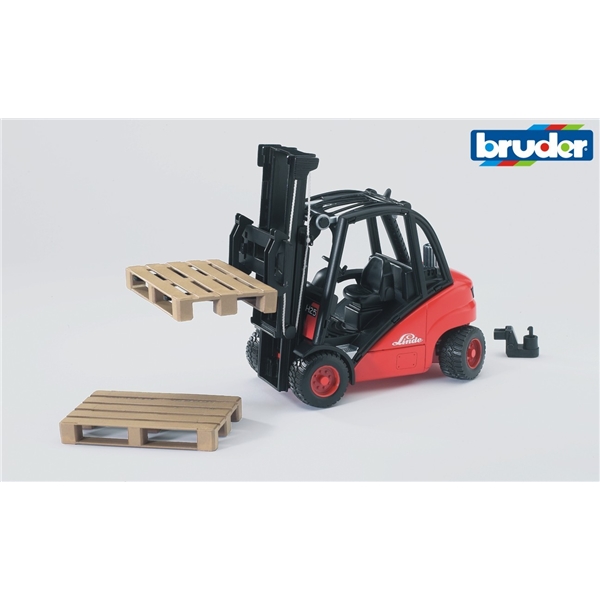 Linde Gaffeltruck H30D med 2 Paller (Billede 2 af 4)