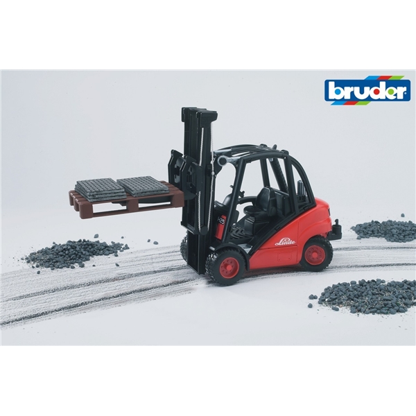 Linde Gaffeltruck H30D med 2 Paller (Billede 3 af 4)