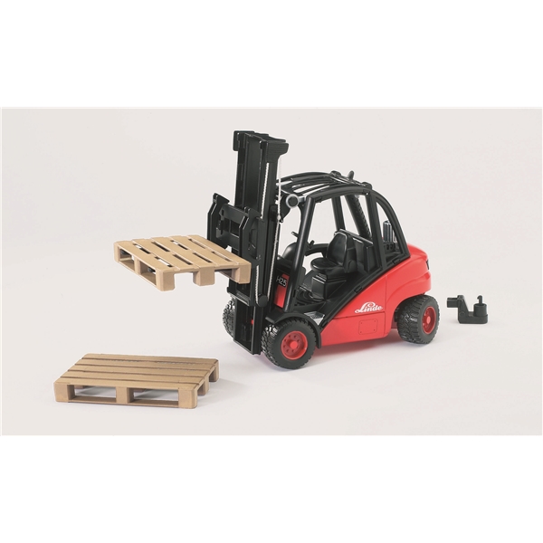 Linde Gaffeltruck H30D med 2 Paller (Billede 4 af 4)