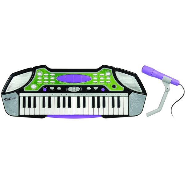 Keyboard med Mikrofon (Billede 1 af 2)