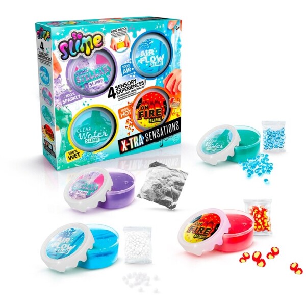 Så Slime X-tra Sensations 4-pak