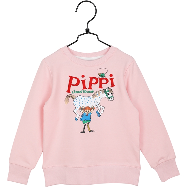 Pippi Langstrømpe Stærkest Hættetrøje Lyserød