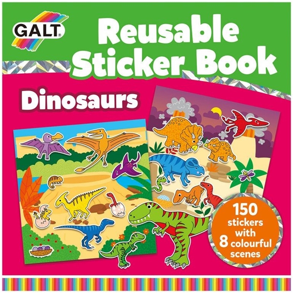 Stickersbog Dinosaurer (Billede 1 af 3)