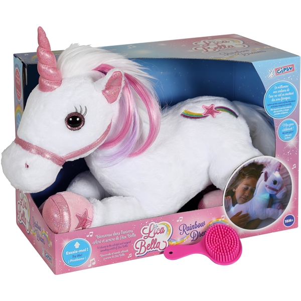 Licabella Unicorn med Lys og Lyde (Billede 1 af 2)