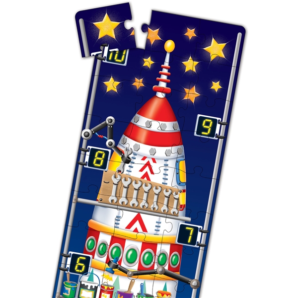 Long & Tall Puzzles 123 Rocket Ship (Billede 2 af 2)