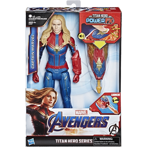 Avengers Titan Hero Power FX Captain Marvel (Billede 1 af 3)