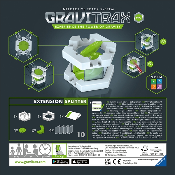 GraviTrax PRO Extension Splitter World (Billede 2 af 3)