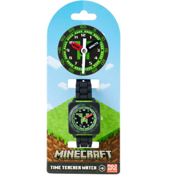 Accutime Time Teacher Watch Minecraft (Billede 6 af 6)