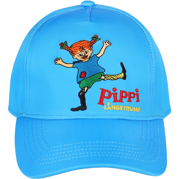 Pippi Langstrømpe Glæde Kasket Blå - Kasketter Solhatte - Långstrump |