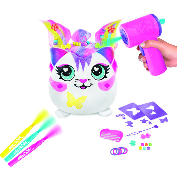Airbrush Plys Hår'iffic Squish Pal-Precious (Billede 3 af 5)