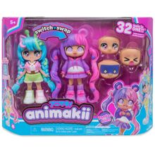 Animakii Dukke Sæt Panda/Alien Kitty