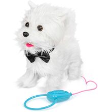 Animigos interaktiv gående westiehund 24 cm
