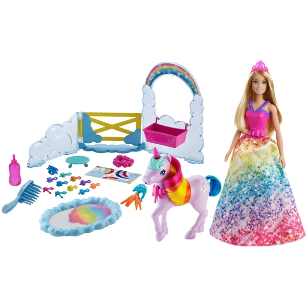 Barbie Rainbow Potty Unicorn Playset (Billede 1 af 5)