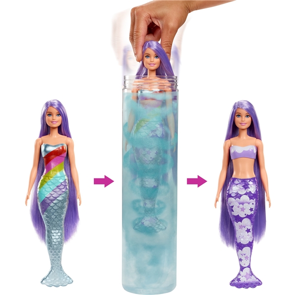 Barbie Color Reveal Rainbow Mermaid (Billede 3 af 6)
