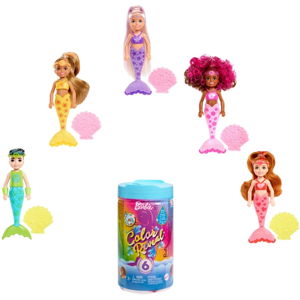 Barbie Color Reveal Chelsea Rainbow Mermaid (Billede 1 af 6)