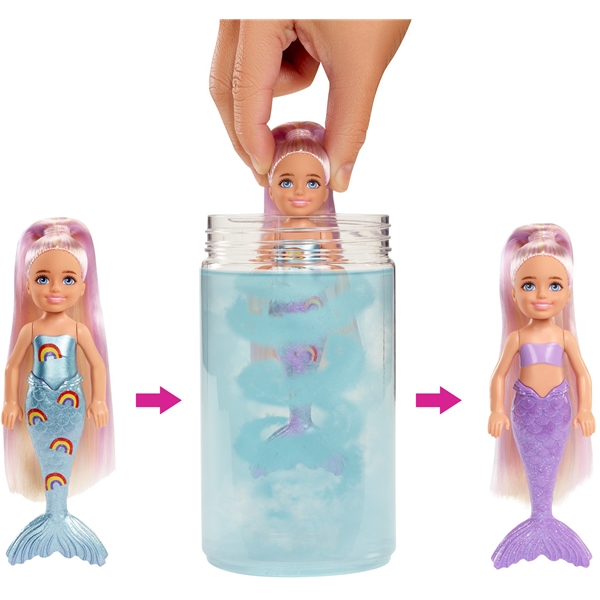 Barbie Color Reveal Chelsea Rainbow Mermaid (Billede 3 af 6)