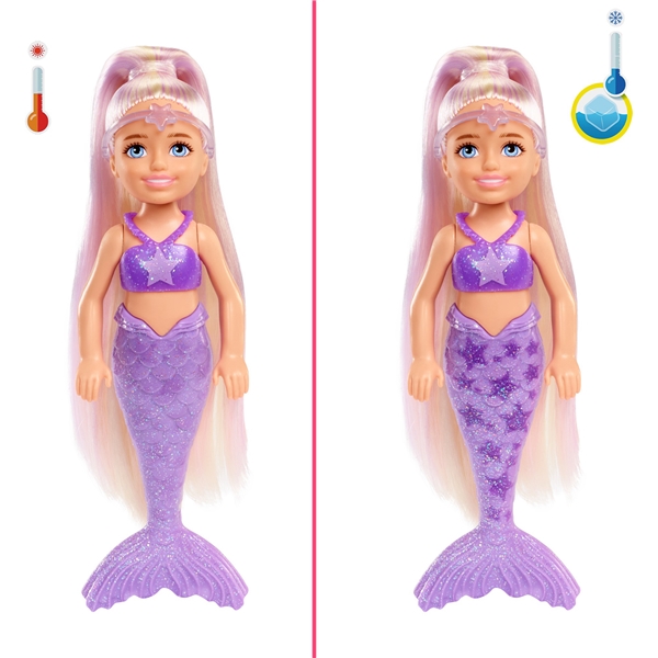 Barbie Color Reveal Chelsea Rainbow Mermaid (Billede 4 af 6)