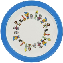 Bamse Vulkanøen Tallerken, Skridsikker Underside