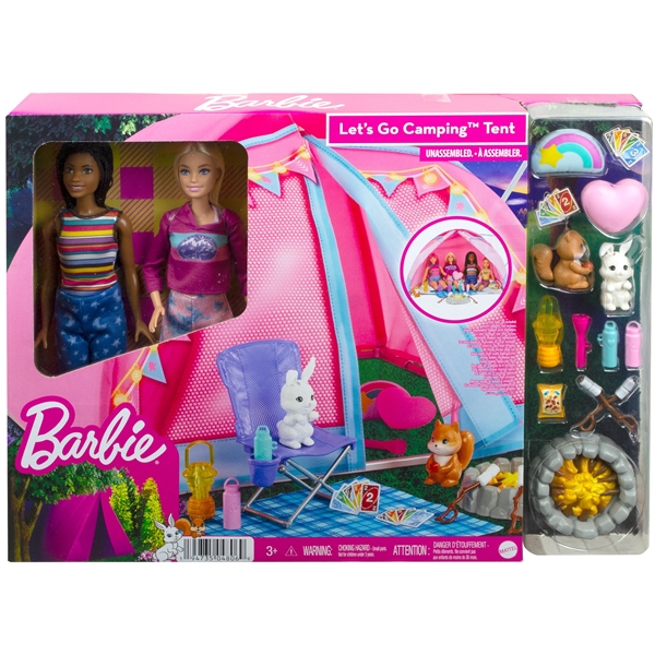 Barbie Camping Telt + Dukker (Billede 7 af 7)