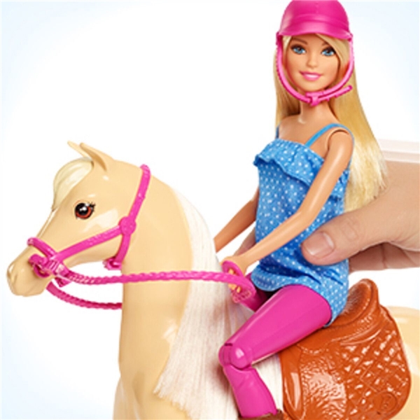 Barbie Doll and Horse (Blonde) (Billede 2 af 4)