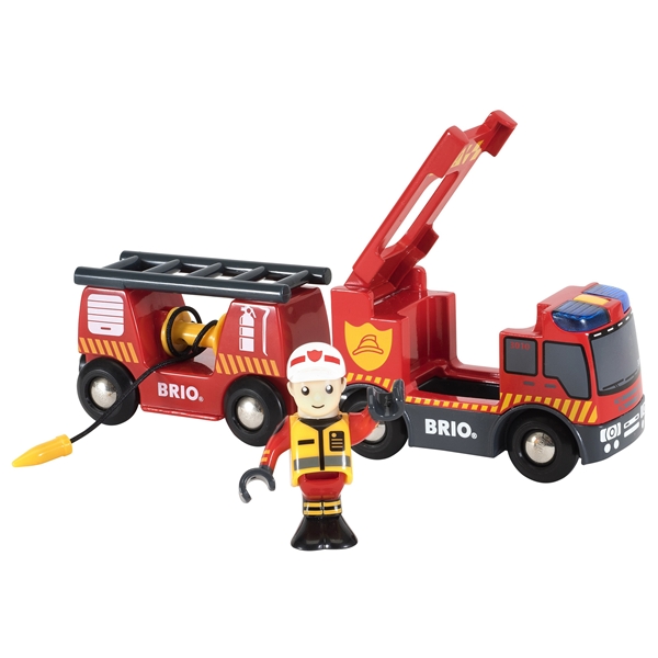 BRIO 33811 Brandbil (Billede 1 af 3)