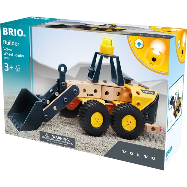 BRIO 34598 Builder Volvo Gummiged (Billede 6 af 8)