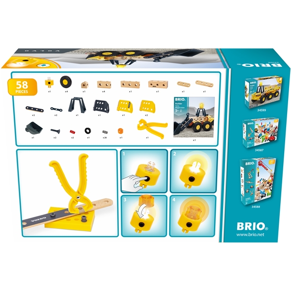 BRIO 34598 Builder Volvo Gummiged (Billede 7 af 8)