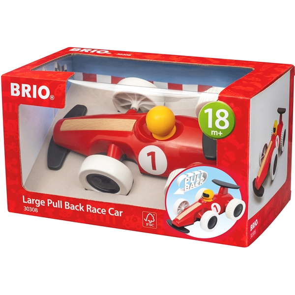 BRIO 30308 Stor Pull back-racerbil (Billede 4 af 5)