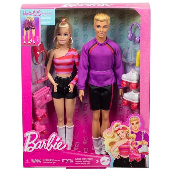 Barbie Fashionista 65. Barbie & Ken 2-p (Billede 6 af 6)