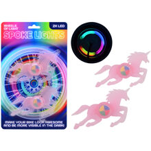 Bike Fun Unicorn Egerlys 2 stk.