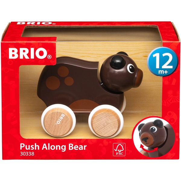 BRIO 30338 Push Along Bjørn (Billede 3 af 4)