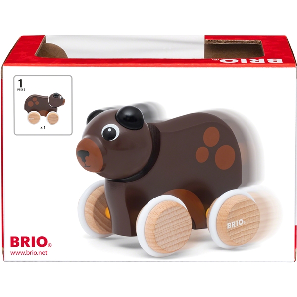 BRIO 30338 Push Along Bjørn (Billede 4 af 4)