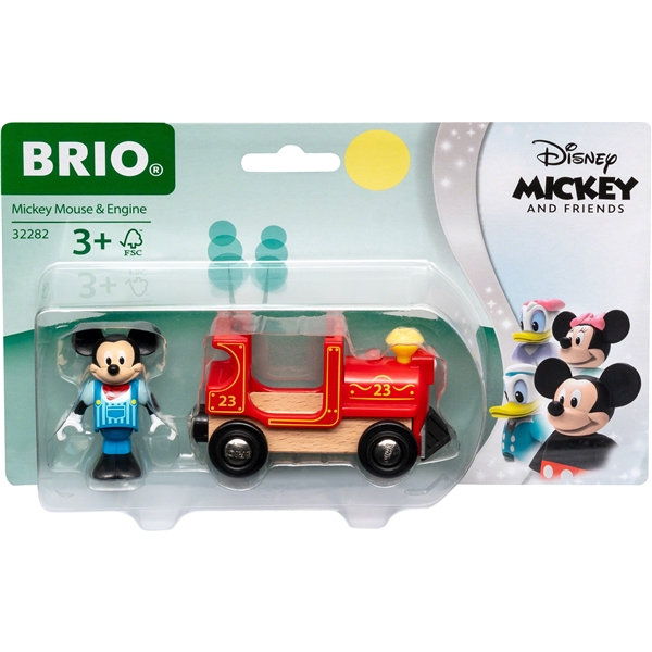 BRIO 32282 Mickey Mouse & Lokomotiv (Billede 2 af 3)