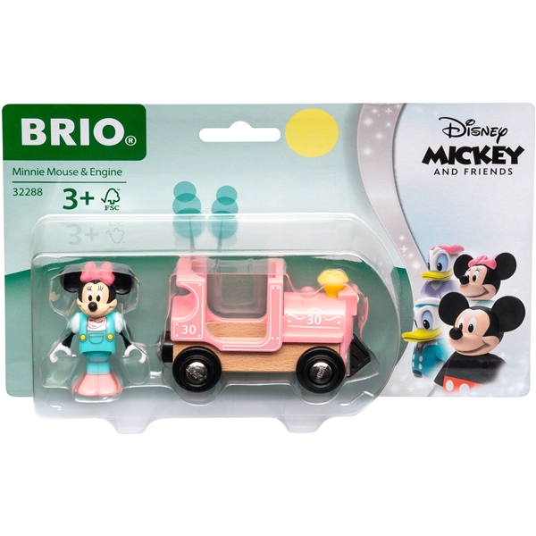 BRIO 32288 Minnie Mouse & Lokomotiv (Billede 3 af 4)