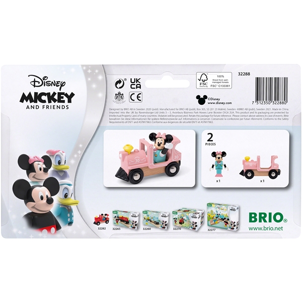 BRIO 32288 Minnie Mouse & Lokomotiv (Billede 4 af 4)