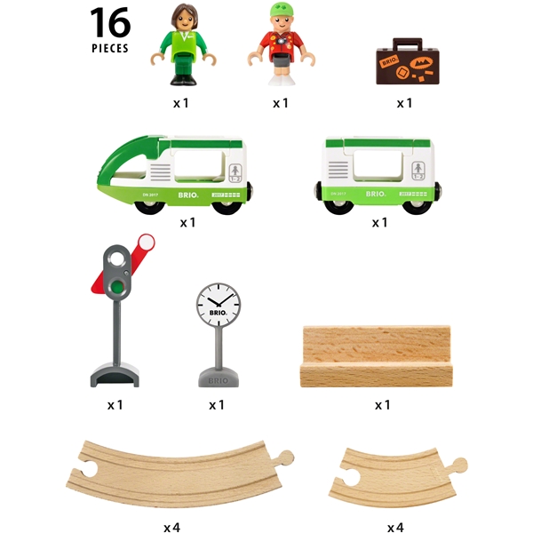 BRIO 33847 Rundt Togbanesæt (Billede 2 af 8)