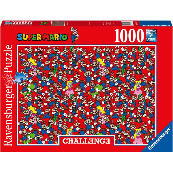 Puslespil 1000 Brikker Super Mario Bros Challenge (Billede 1 af 2)