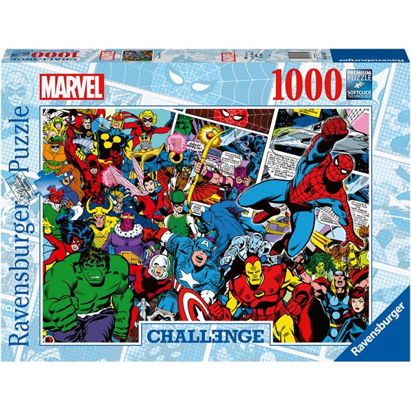 Puslespil 1000 Brikker Challenge Marvel (Billede 1 af 2)