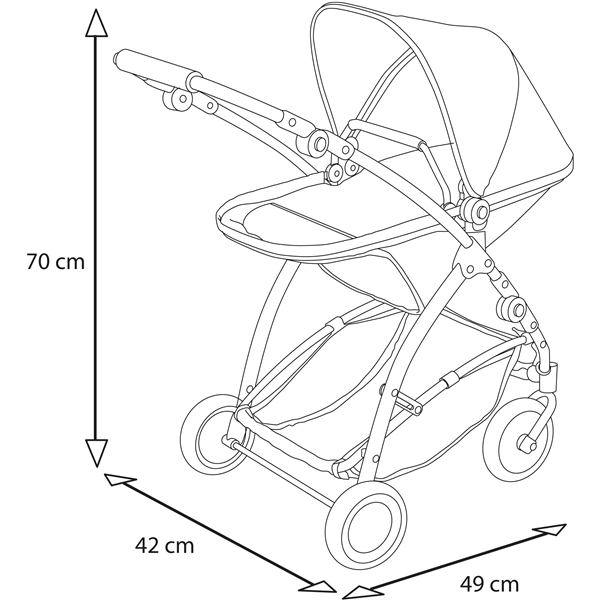 BRIO Doll Klapvogn Flex (Billede 5 af 6)