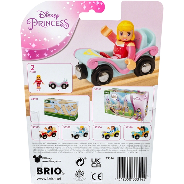 BRIO 33314 Disney Princess Tornerose og Vogn (Billede 3 af 3)