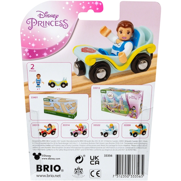 BRIO 33356 Disney Princess Belle og Vogn (Billede 3 af 3)