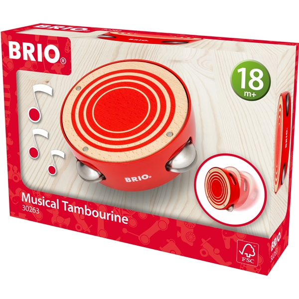 BRIO 30263 Musical Tambourine (Billede 2 af 5)