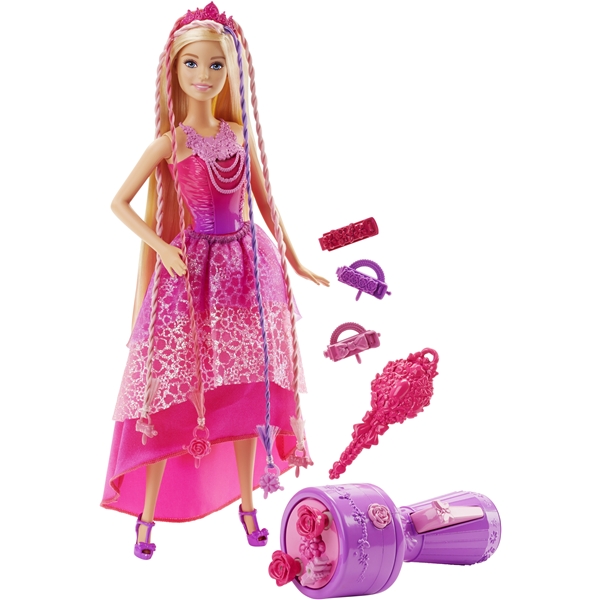 Barbie Prinsesse med Fletninger (Billede 1 af 8)