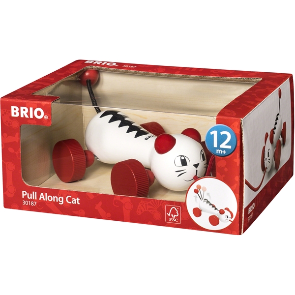 BRIO - 30187 Pull Along Kat (Billede 2 af 2)