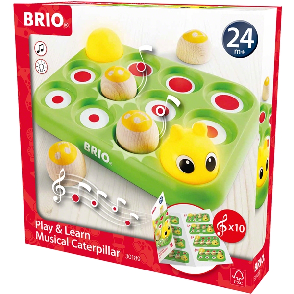 BRIO - 30189 Leg og Lær - Musikalsk Larve (Billede 4 af 5)